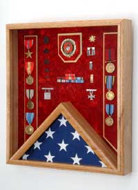 marine Corps Award Display Shadow Box