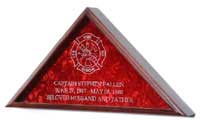 Firefighter retirement flag cases