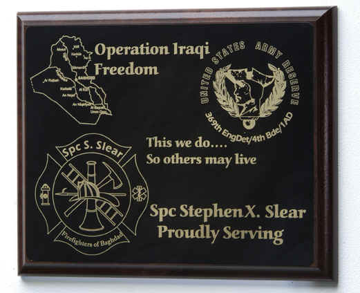OPERATION IRAQI FREEDOM Plaque