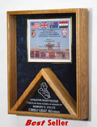 flag and certificate case
