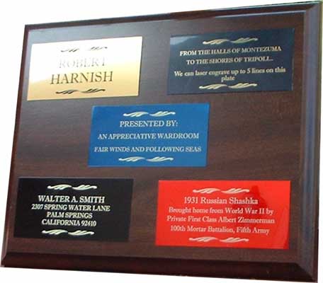 engraved plate colors