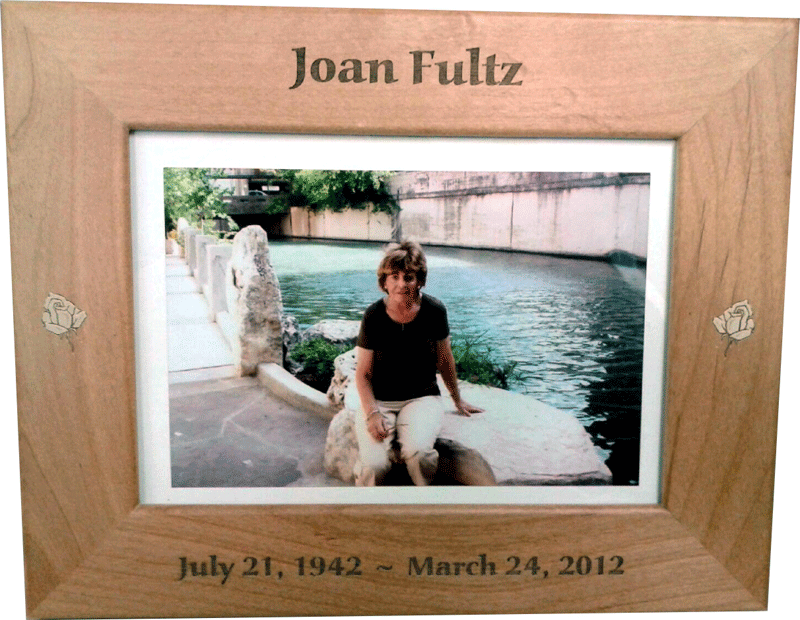 engraved picture frame