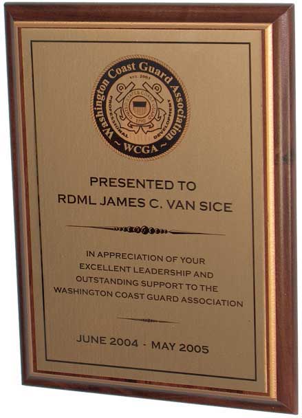 personalized plaque
